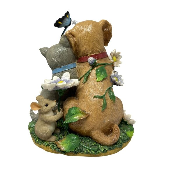 Fitz and Floyd Dog Cat Musical Figurine Everyday Musicals Good Old Summertime - Picture 3 of 11